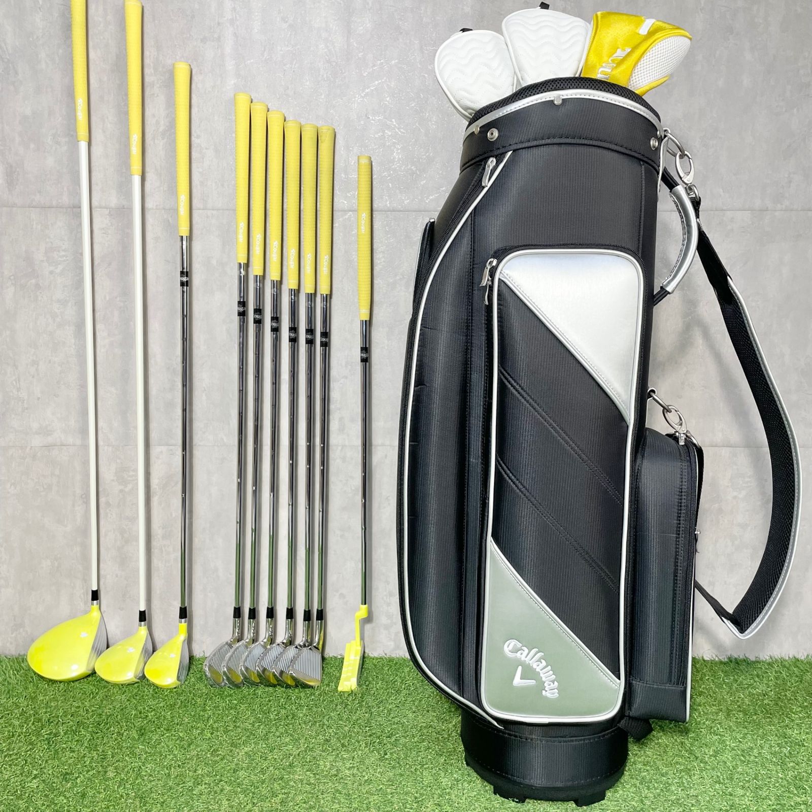 Callaway Golf - 【バッグ新品！未使用多数！豪華10本】Callaway REVA Cougar レディース  L 初心者 ゴルフクラブセット 右 大人気モデル 送料無料 バッグ新品！未使用多数！豪華10本】Callaway REVA Cougar
