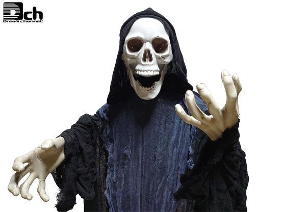 ハロウィン お化け屋敷 飾り おもちゃ 光って笑うガイコツ ビリビリガイコツ君 よく笑う ビリビリ光る ガイコツ お化け屋敷 ハロウィン ホラー人形