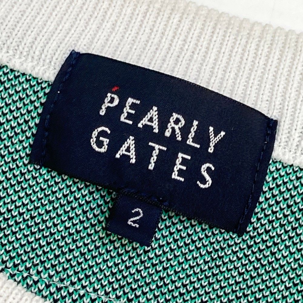 サイズ：2 PEARLY GATES パーリーゲイツ 2024年モデル ニットセーター  ホワイト系 [240101427402] ゴルフウェア レディース ストスト サイズ：2 PEARLY GATES パーリーゲイツ 2024年モデル ニット