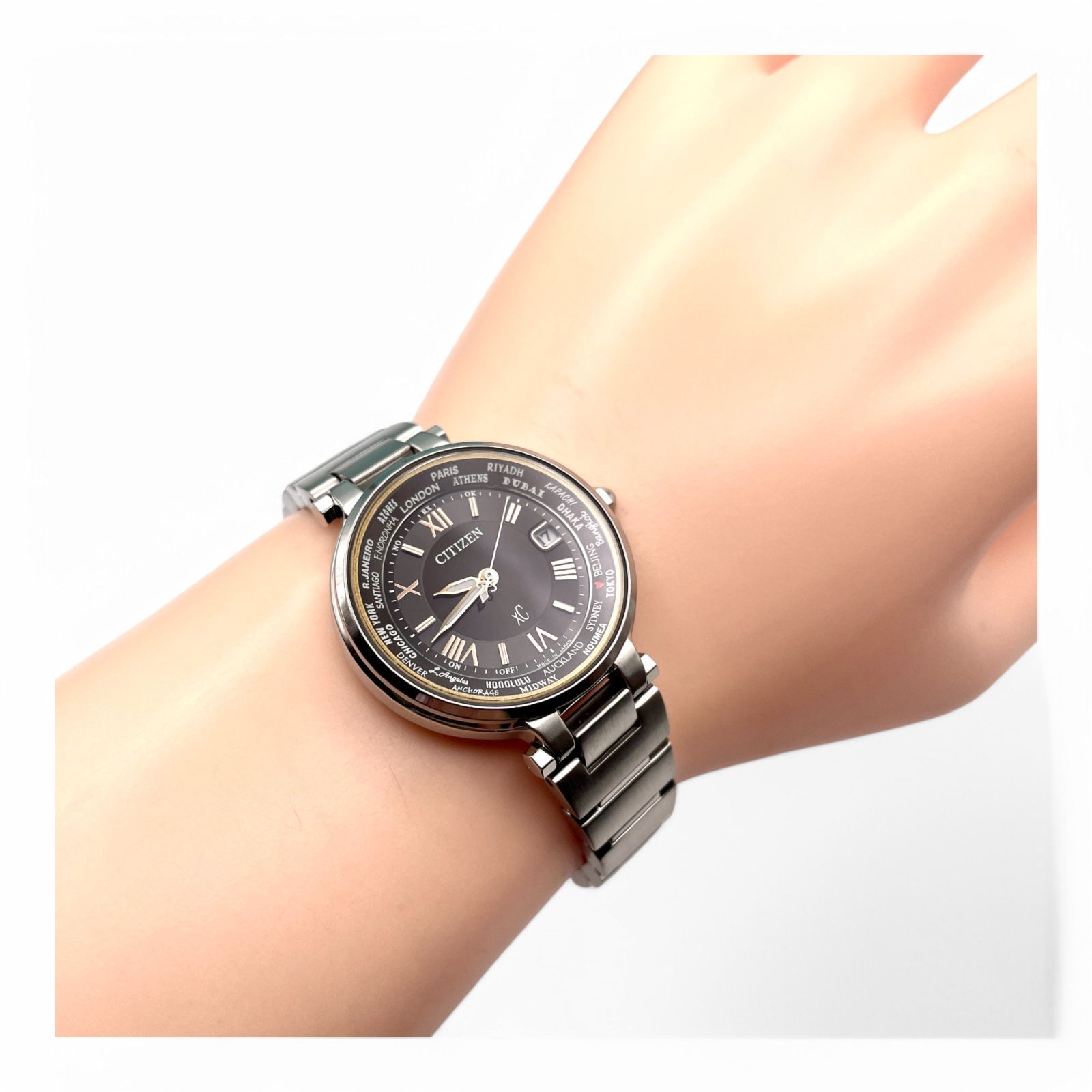 CITIZEN シチズン XC クロスシー 電波 ソーラー H240-T018220