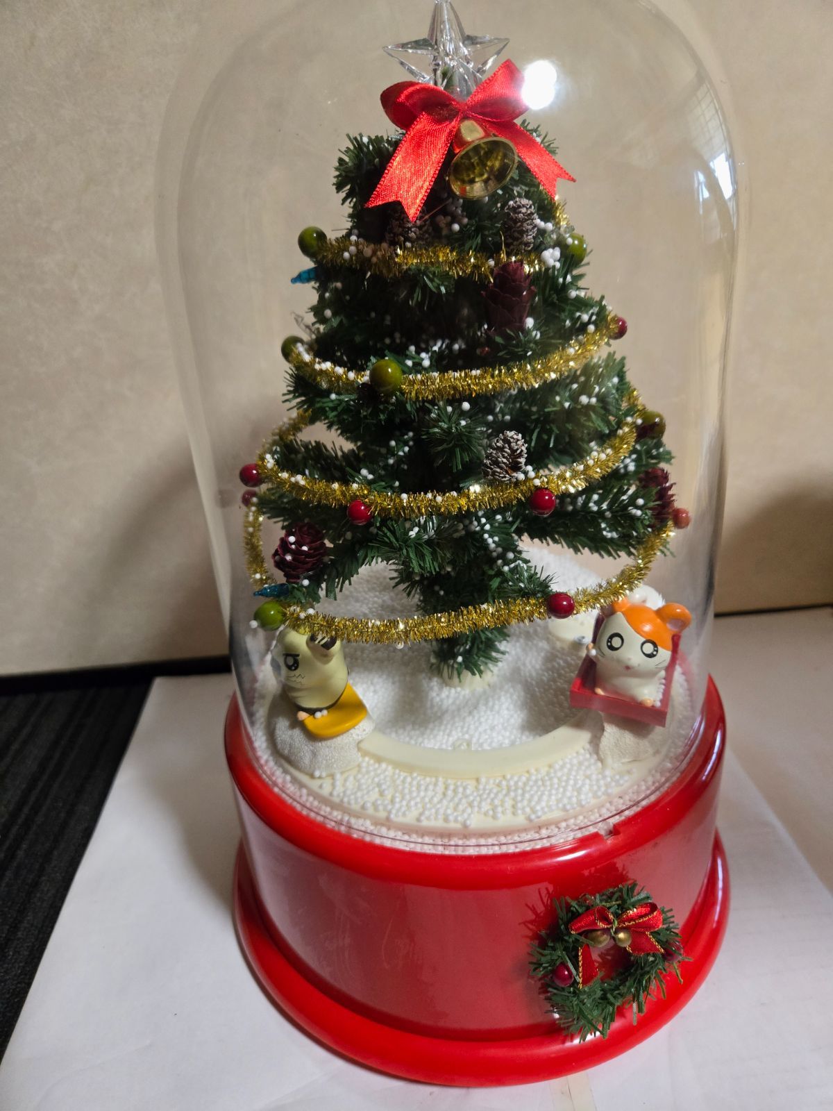 とっとこハム太郎　雪ふるツリー とっとこハム太郎 雪ふるツリー クリスマスツリー アダプター