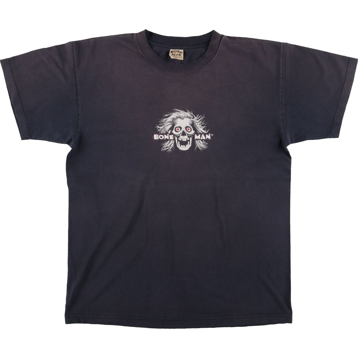 古着 90年代 BONE MAN ドクロ柄 スカル柄 モーターサイクル バイクTシャツ USA製 メンズL ヴィンテージ/eaa453387