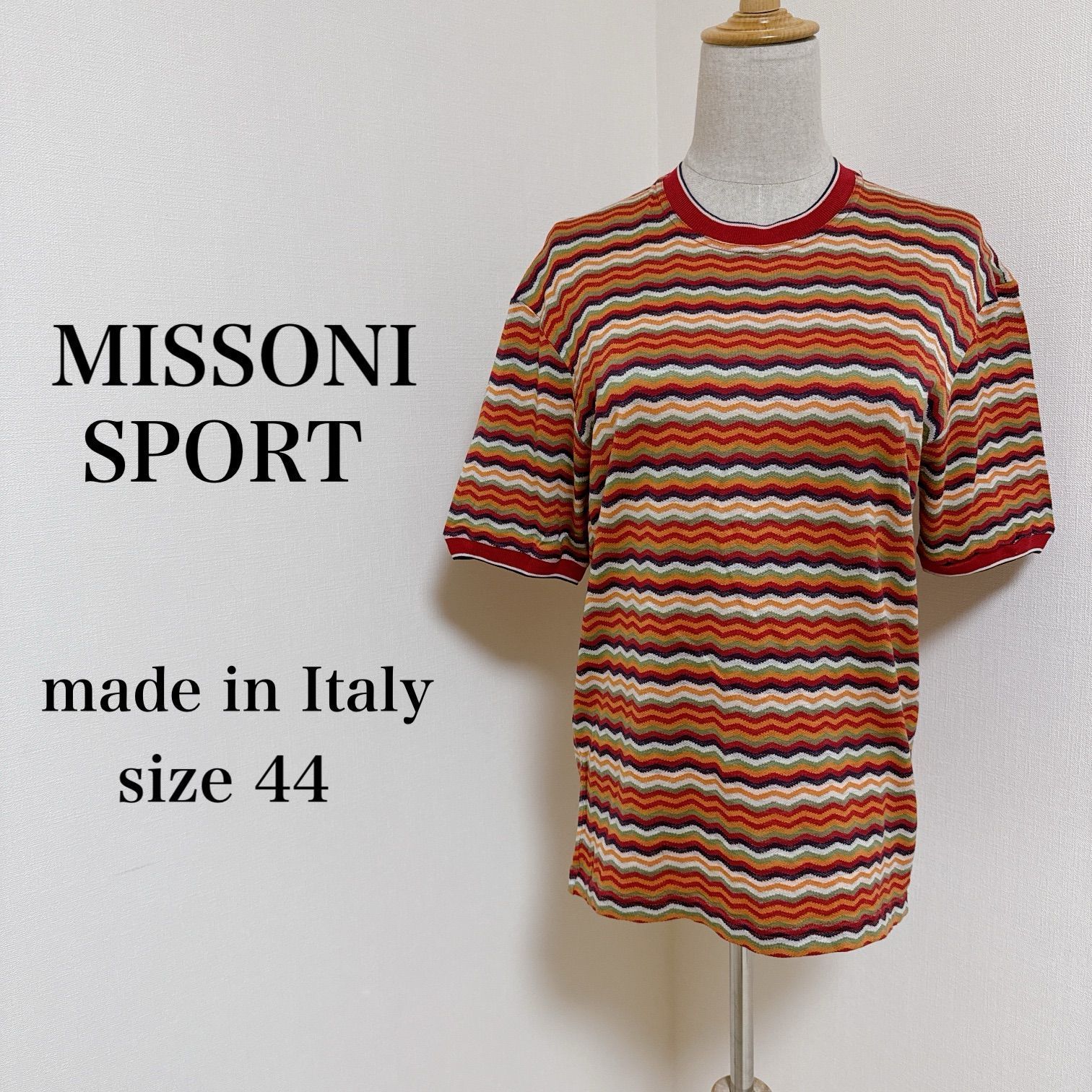 MISSONI SPORT ミッソーニ スポーツ トップス Tシャツ 半袖 カラフル