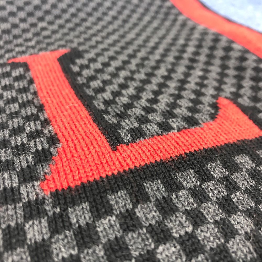 ルイヴィトン エシャルプLVダミエ ルージュ マフラー