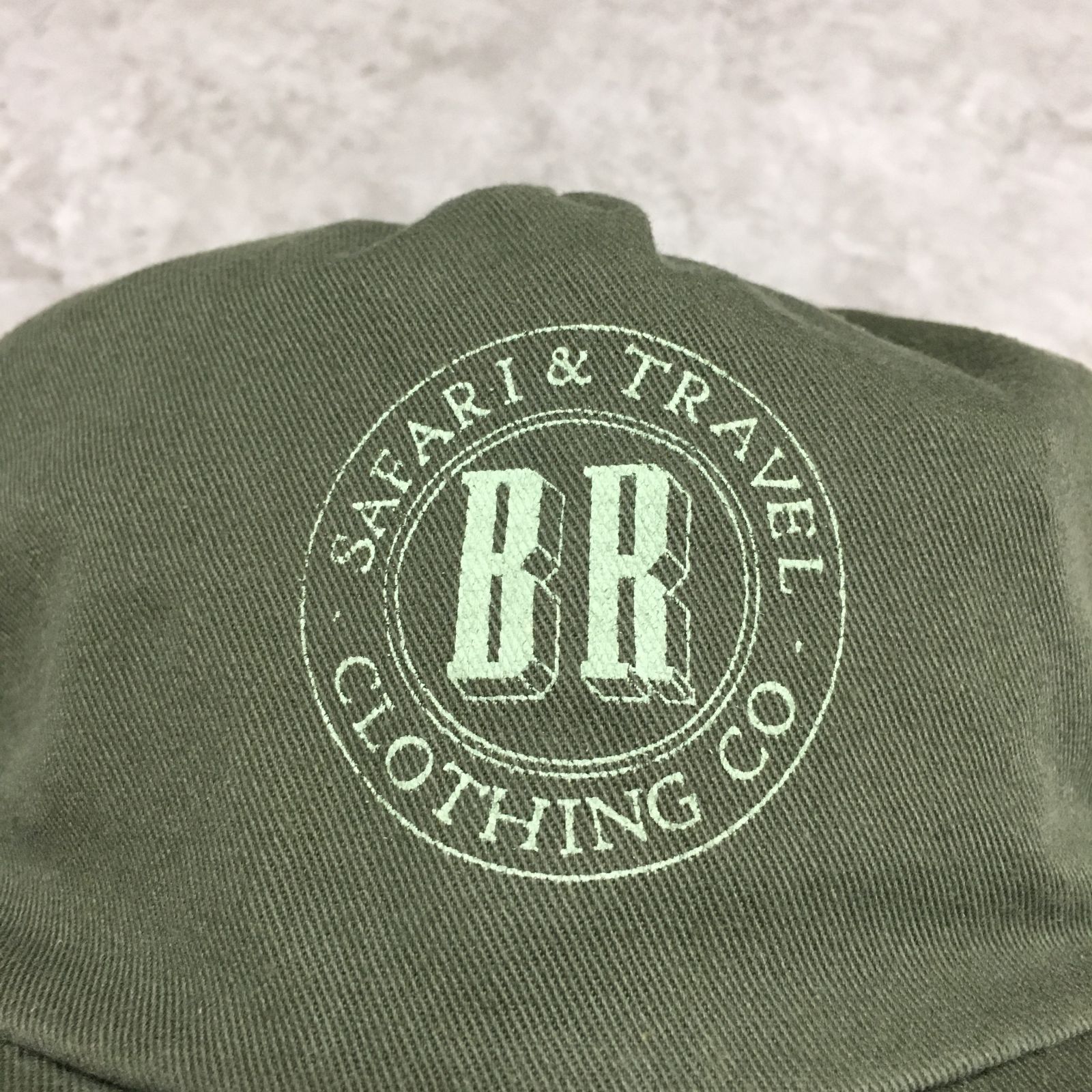 80~90s BANANA REPUBLIC SAFARI&TRAVEL Long Bill Cap バナナリ