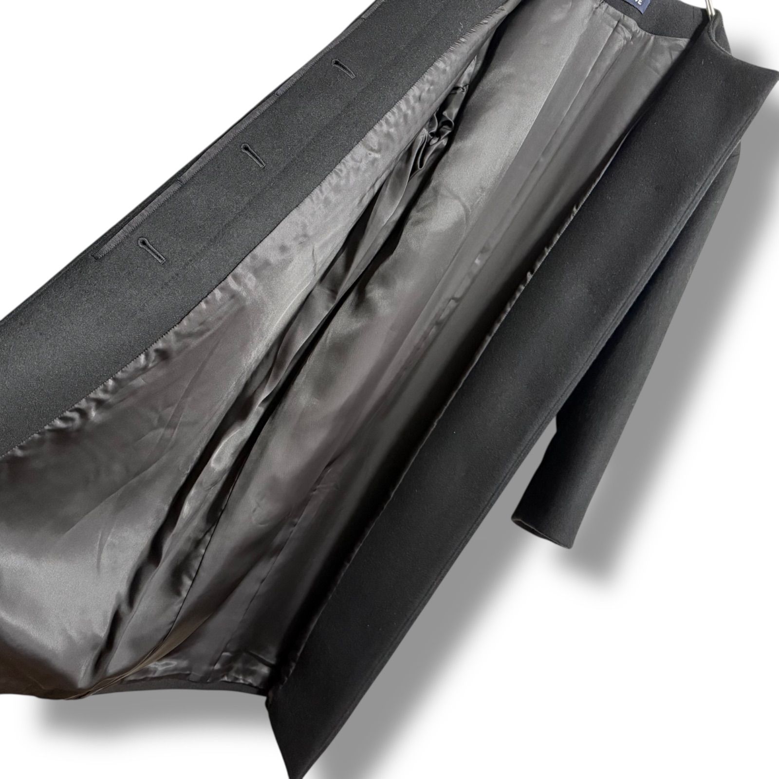 未使用に近い YLEVE ウール100% 美シルエット メルトンウールコート