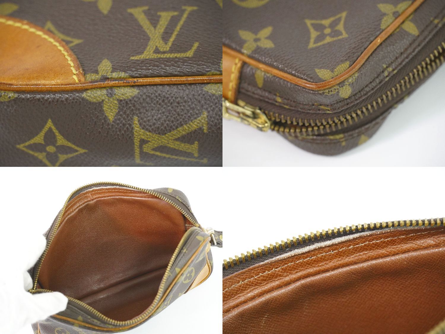 本物 ルイヴィトン LOUIS VUITTON LV マルリードラゴンヌ PM モノグラム クラッチバッグ セカンドバッグ ジェンダーフリー  ジェンダーレス ブラウン M51827 Marly Dragonne ビトン バッグ 中古 - メルカリ