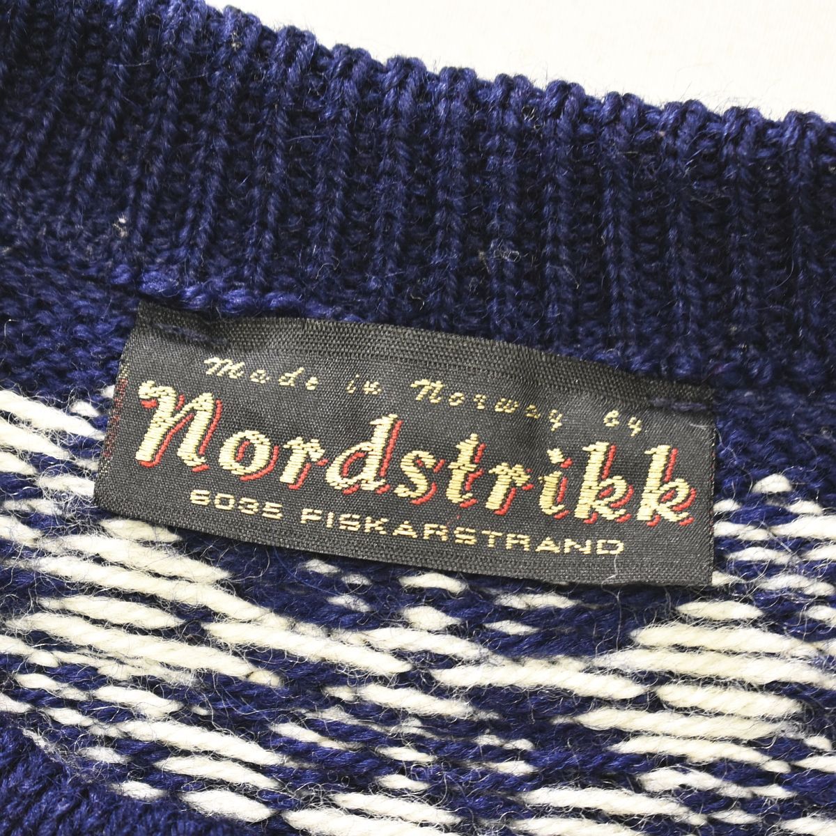 ノルウェー製 古着 nordstrikk ノードストリック メタルフック