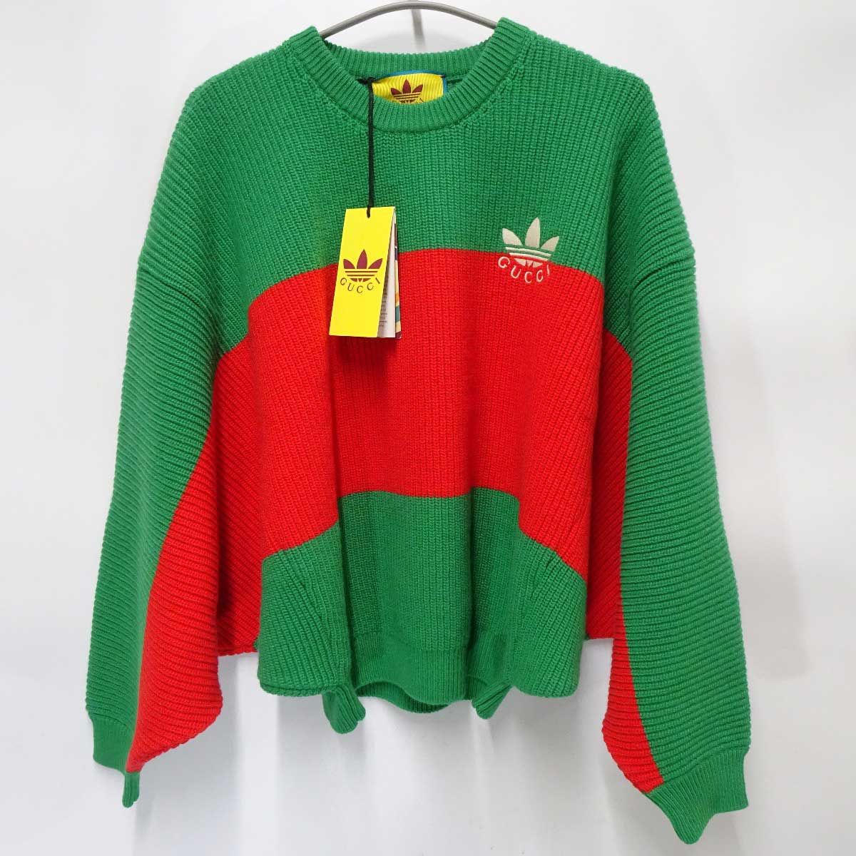 未使用】GUCCI ×adidas グッチ アディダス 696291 XKCH7 ロゴ