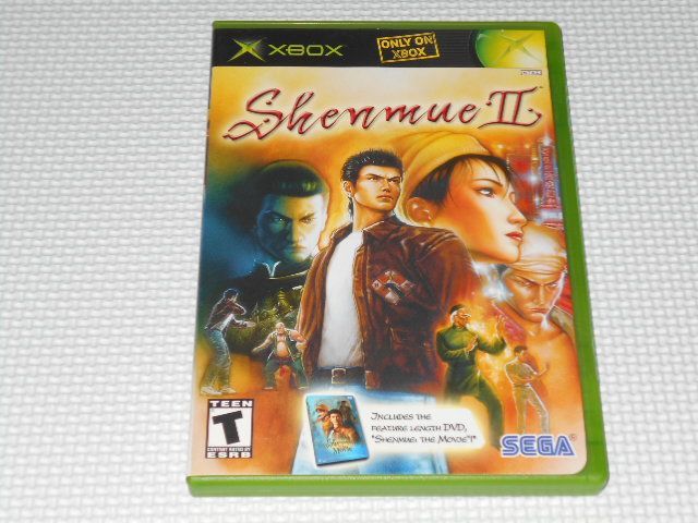 xbox☆Shenmue 2 海外版 北米版 シェンムー シュリンク無し テープ未 