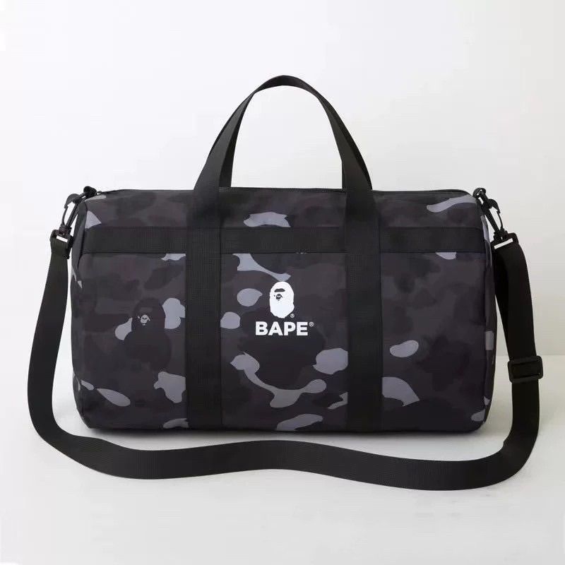 BAPE◇A BATHING APE／◇ブラックダッフルバッグ◇付録品ノベルティ
