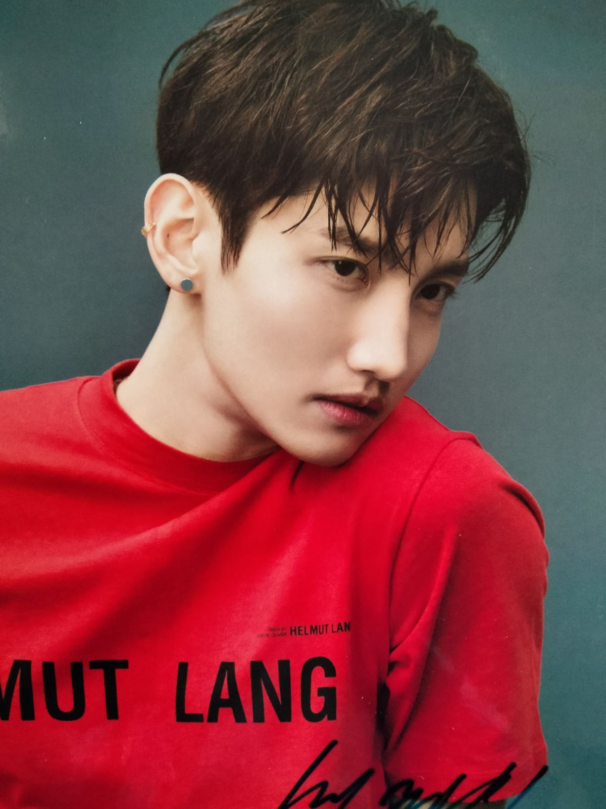 チャンミン直筆サイン入り2Lサイズ写真‥Changmin…東方神起…