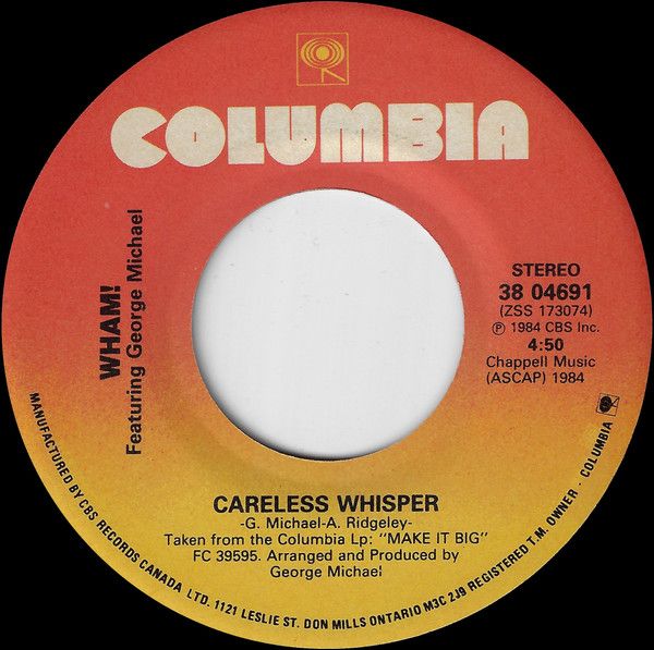 その他 Wim [CD] 加7” Wham!, George Michael Careless Whisper 3804691 Columbia