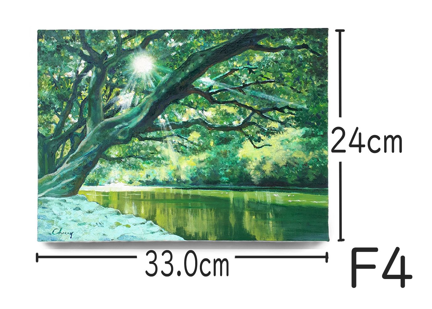 『沈黙に溶ける息づかい』 油彩画 F4 一点物 原画 インテリア アート 武宮秀鵬 「愛しきものたち」 一枚の繪 F4号 テンペラ画
