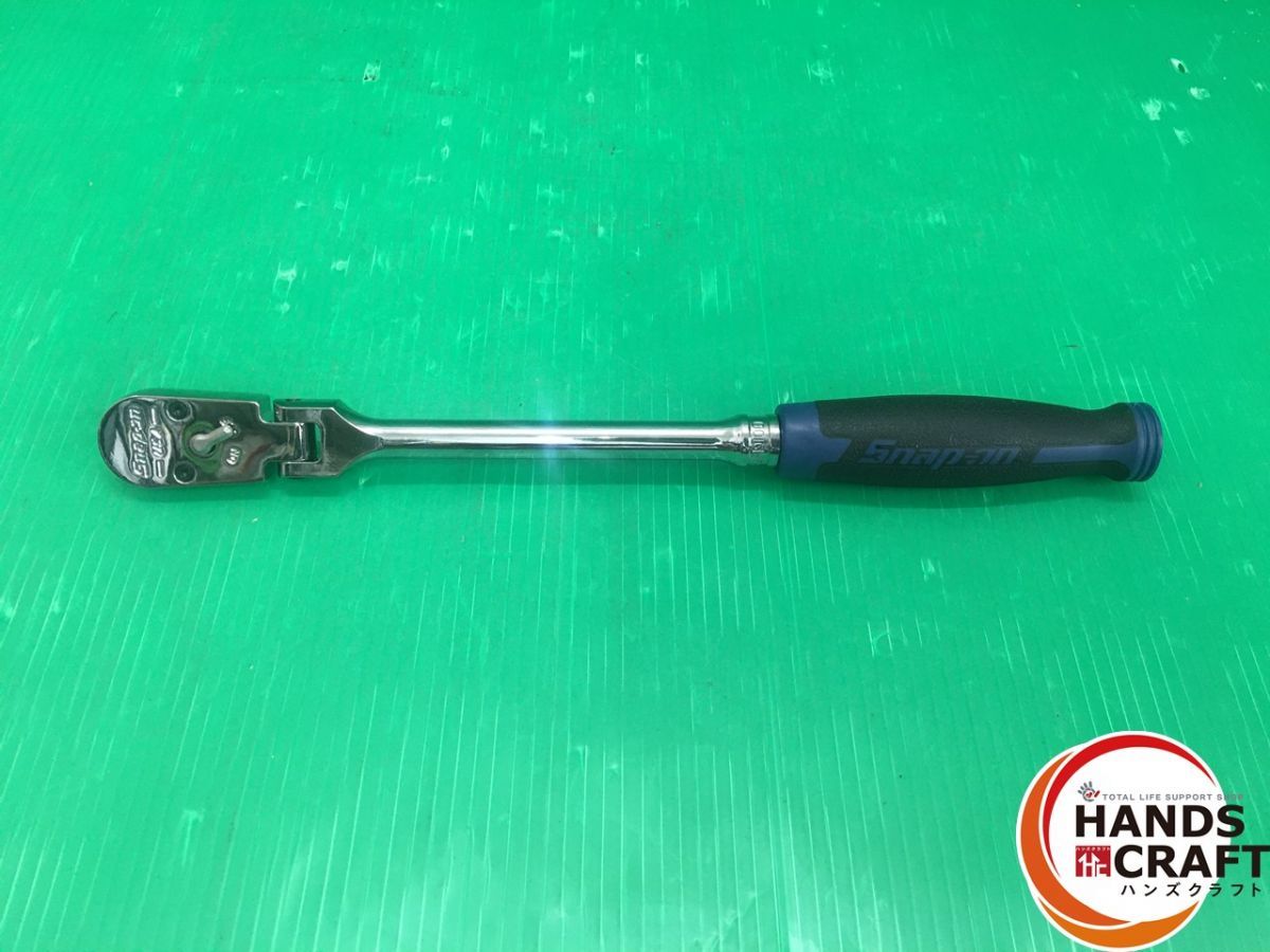 品 スナップオン 3|8 ラチェット FHLFD100 メタリックブルー ハードグリップ