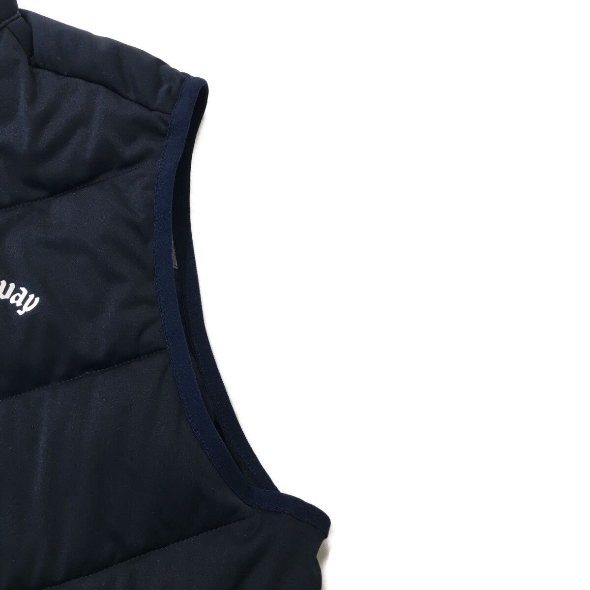未使用品 メンズ キャロウェイ Callaway ベスト M 紺 ネイビー 中綿
