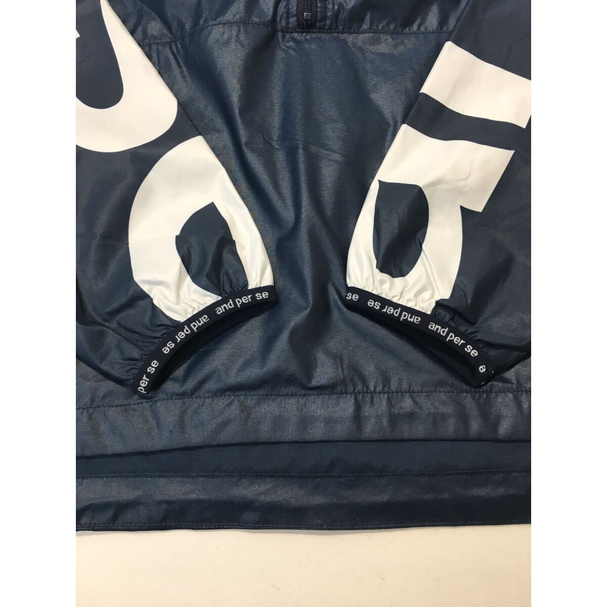 未使用品 レディース アンパスィ 購入 and per se ジャケット L 紺