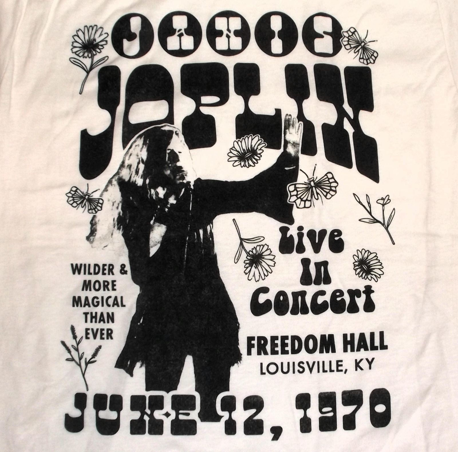 ジャニス ジョプリン Tシャツ Janis Joplin WILDER AND MORE