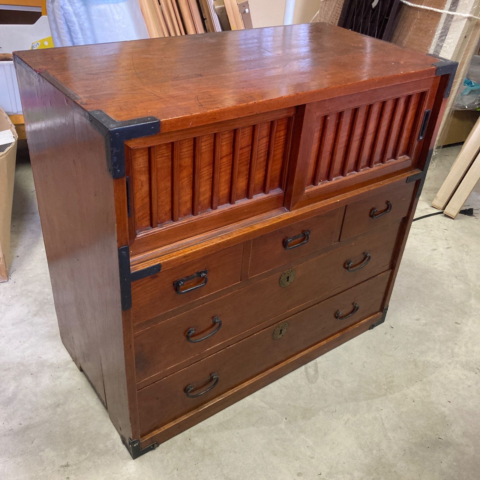 レトロ 和箪笥 収納 チェスト アンティーク 和家具 古民家 昭和レトロ