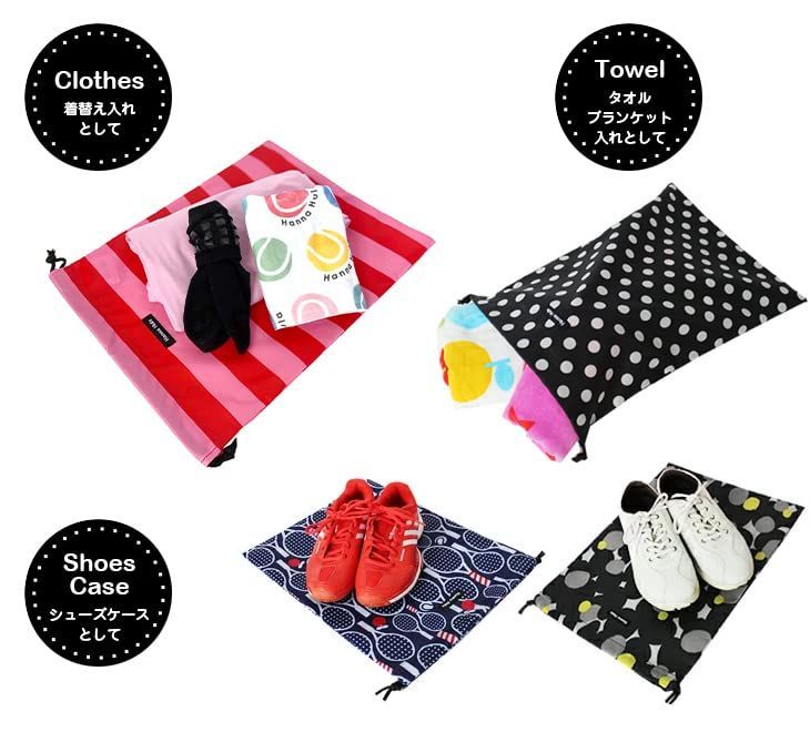  数量 ハンナフラ Hanna Hula 消臭巾着 Lサイズ 抗菌 カモフラージュ おむつポーチ おむつ用品