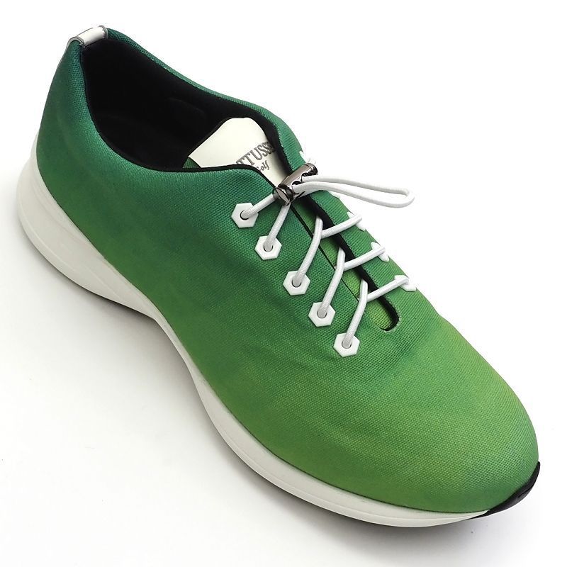 多機能な LOTTUSSE Golf ゴルフシューズ スパイクレス サイズ 43 グリーン グラデーション ロトゥセ メンズ 1G L05678 KANU04