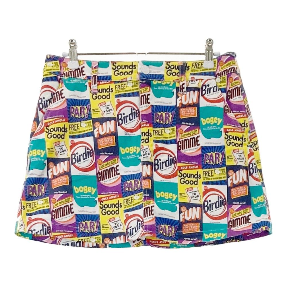 美品★JACK BUNNY ★インナー付 ロゴ入りストレッチスカート★サイズ1 美品☆JACK BUNNY ☆インナー付 ロゴ入りストレッチスカート☆サイズ1