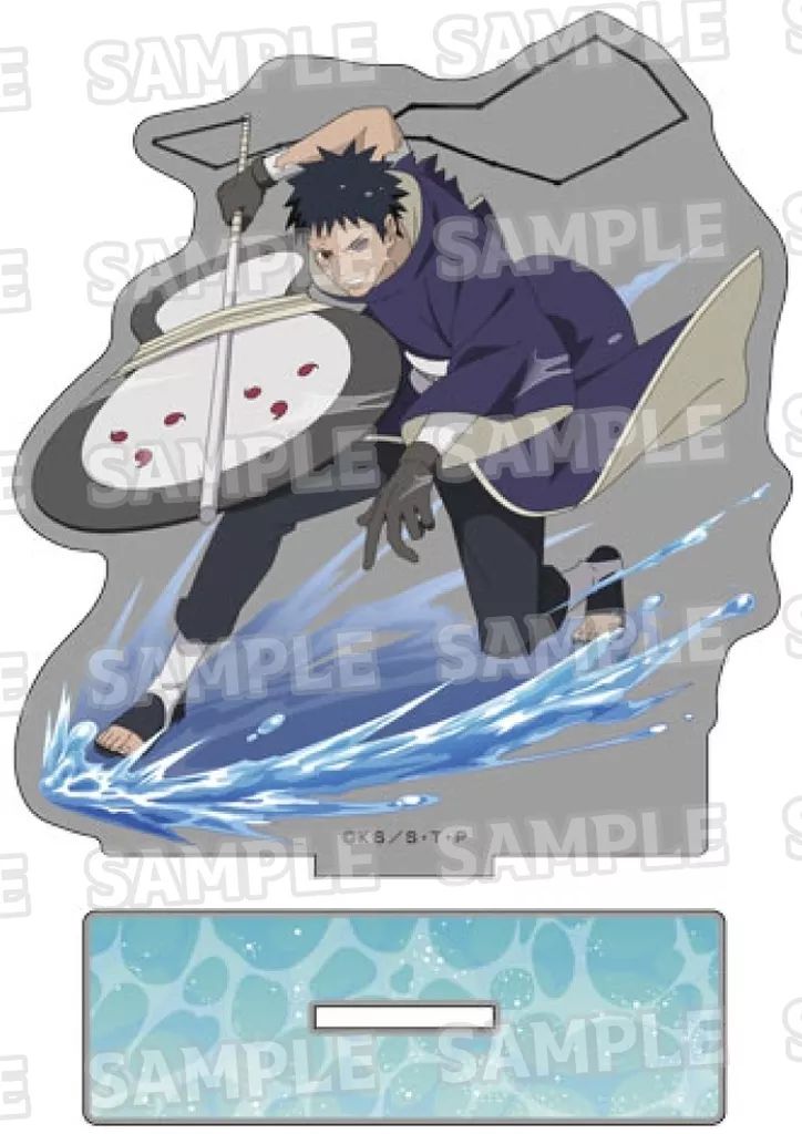NARUTO BIGアクリルスタンド うちはオビト　修業ver 中古】雑貨 10.うちはオビト(修業ver.) 描き下ろしBIGアクリルスタンド