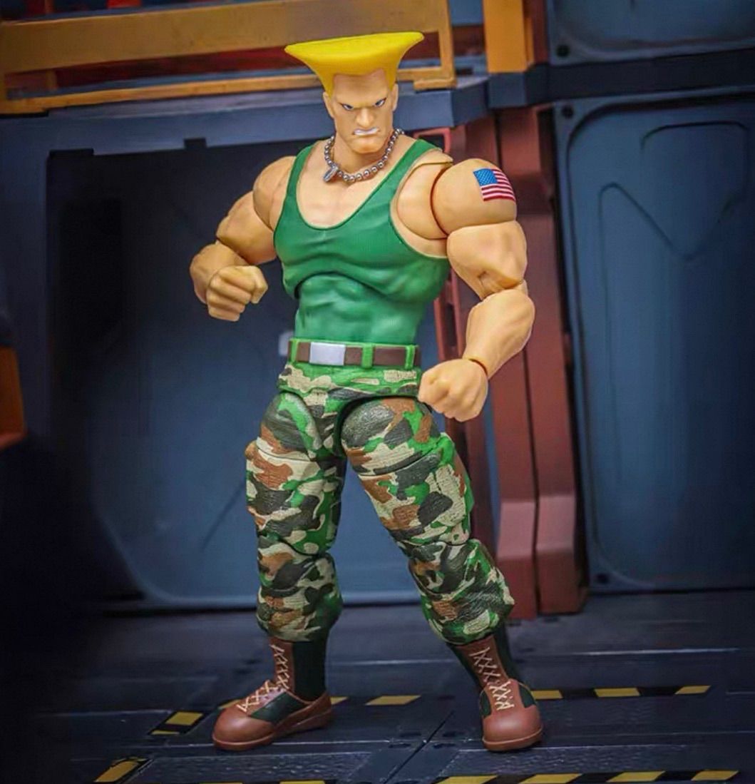 ストリートファイター フィギュア ガイル 1|12スケール 16cm