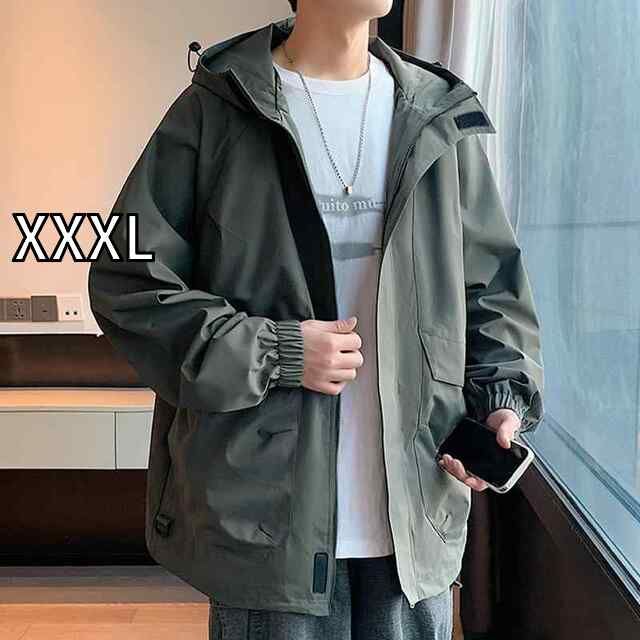 [XXXL]メンズ ファッション 服 男性用 オシャレ シンプル 大人 かっこいい 大きいサイズ ストリート 紳士服 スタイル ジャケット カジュアル ワークウェア ジャケット 服