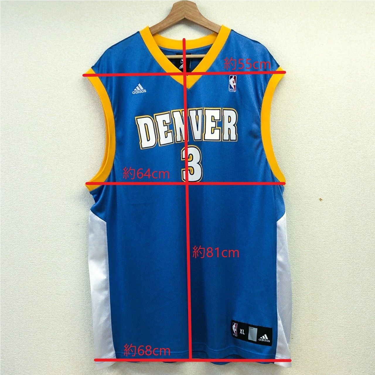 NBA DENVER NUGGETS デンバー・ナゲッツ バスケタンクトップ 3番 Allen