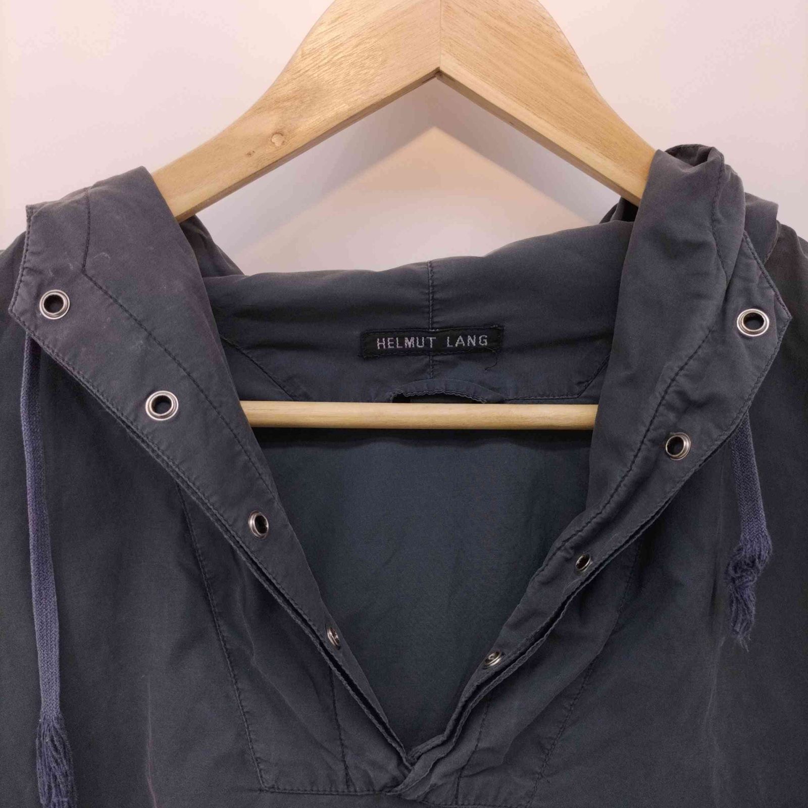 追記ヘルムートラング HELMUT LANG 黒タグ アノラックパーカー