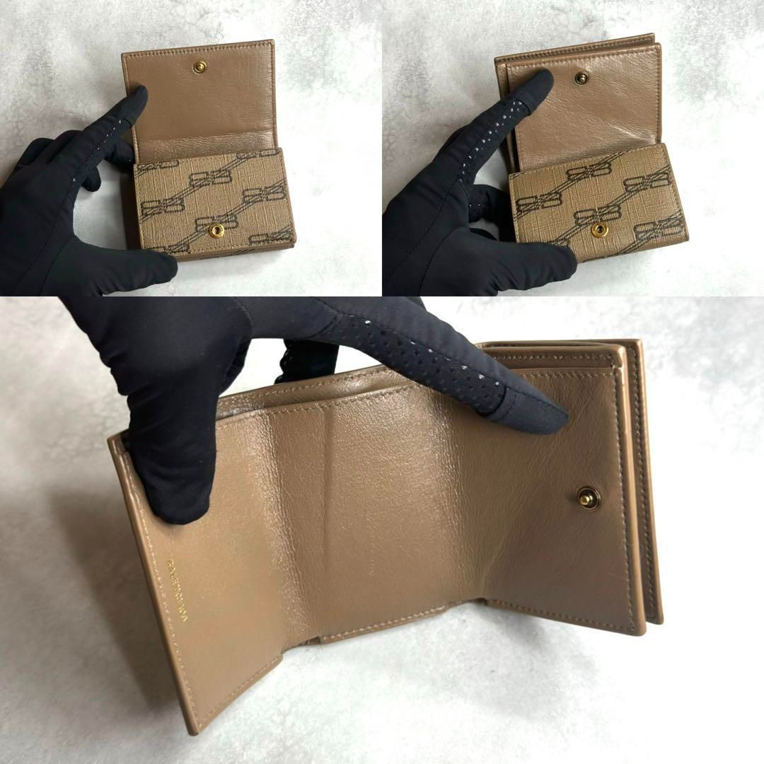 美品✨完売品 3つ折り財布 BALENCIAGA バレンシアガ BBモノグラム BALENCIAGA バレンシアガ BBモノグラム 3つ折り財布 キャッシュ