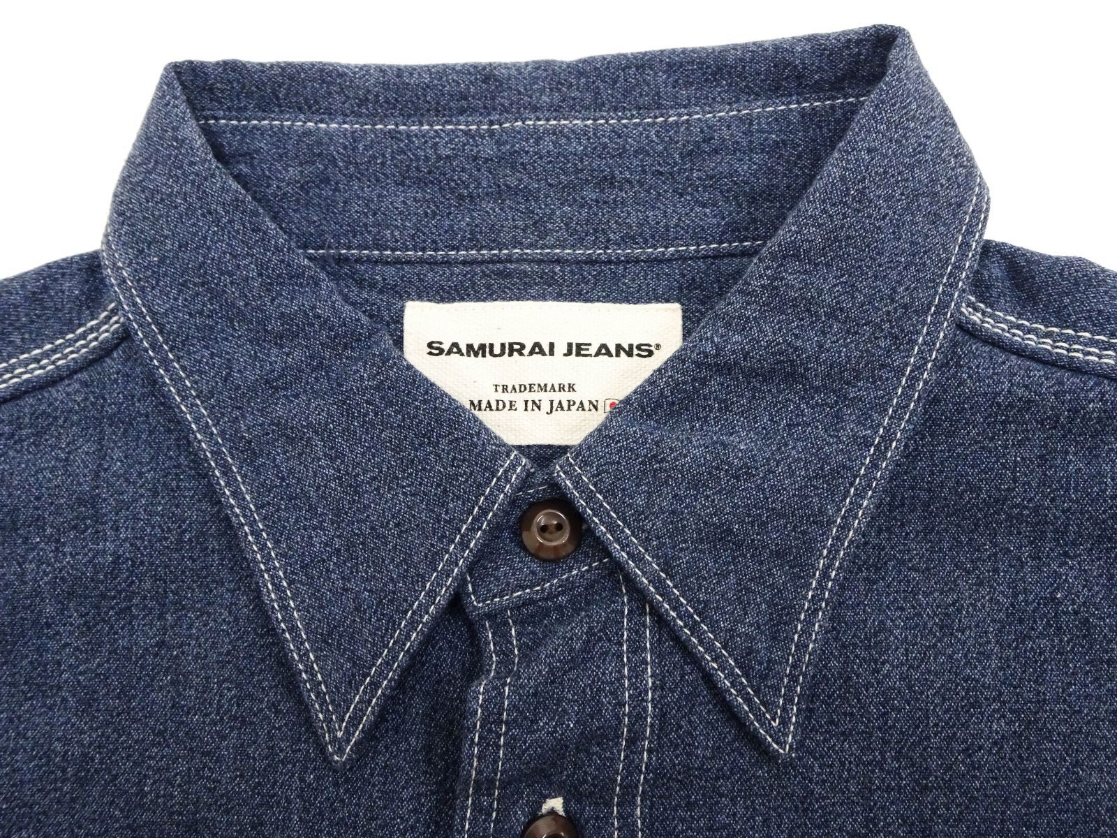 サムライジーンズ Samurai Jeans 撚り杢セルビッチ シャンブレー