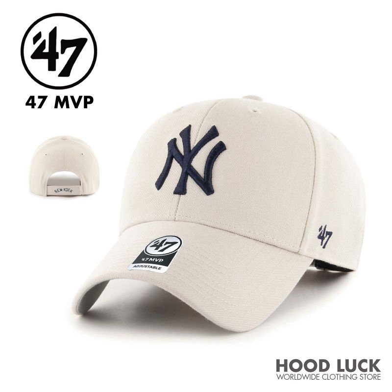 47 MVP キャップ NYボーン×ネイビー ヤンキース ドジャース フォーティーセブン B系 ローライダー HIP HOP ストリート ファッション メンズ レディース ダンス 衣装
