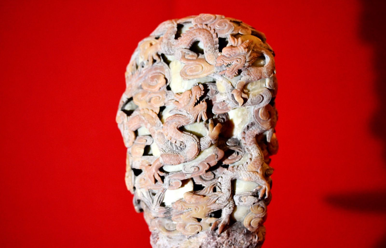龍神コレクション・辰年のあなたへ【中国美術品 寿山石 細密彫刻 龍 