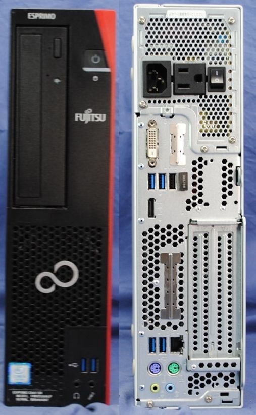 ESPRIMO FH i3-7100U/SSD 23.8インチ Windowsデスクトップ ESPRIMO FH