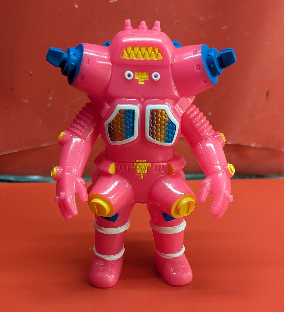 One up KAIJIN キングジョー ピンク青