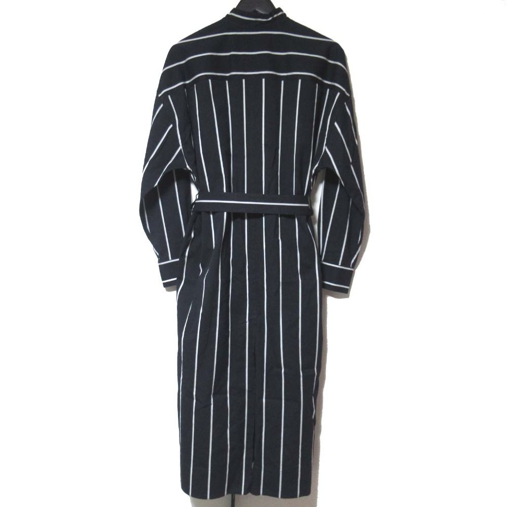 極美品 セリーヌ ロングシャツ シャツワンピース ストライプ フィービー期 40 良品 CELINE セリーヌ フィービー期 ストライプ柄 ミモレ丈