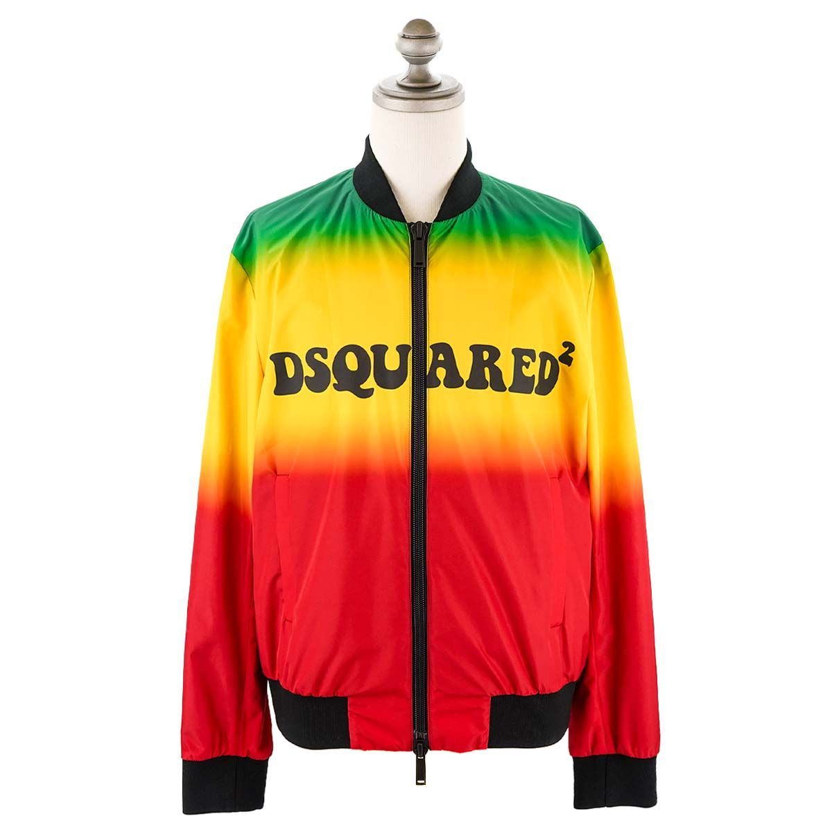 DSQUARED2 ディースクエアード ジャケット S71AN0413 S76686 CLASSIC BOMBER JACKET メンズ 001S RAINBOW レインボー