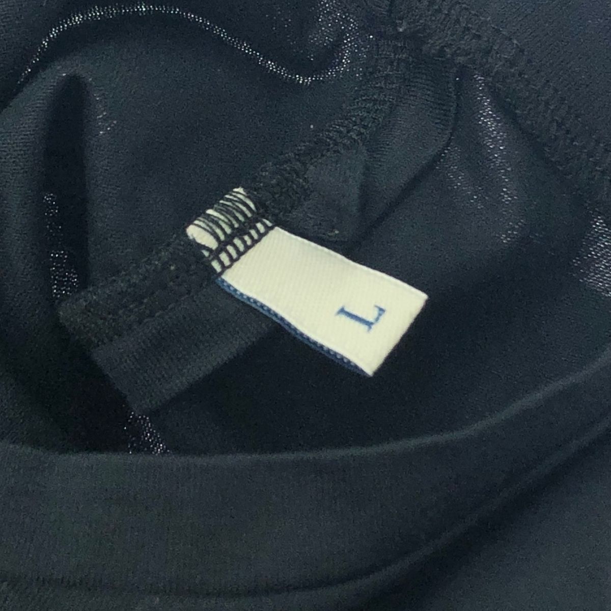 MONCLER モンクレール 半袖カットソー/T-SHIRT　GIROCOLLO サイズ:L ビジューロゴデザイン    ブラック レディース / 241019000421 MONCLER モンクレール 半袖カットソー/T-SHIRT GIROCOLLO サイズ:L