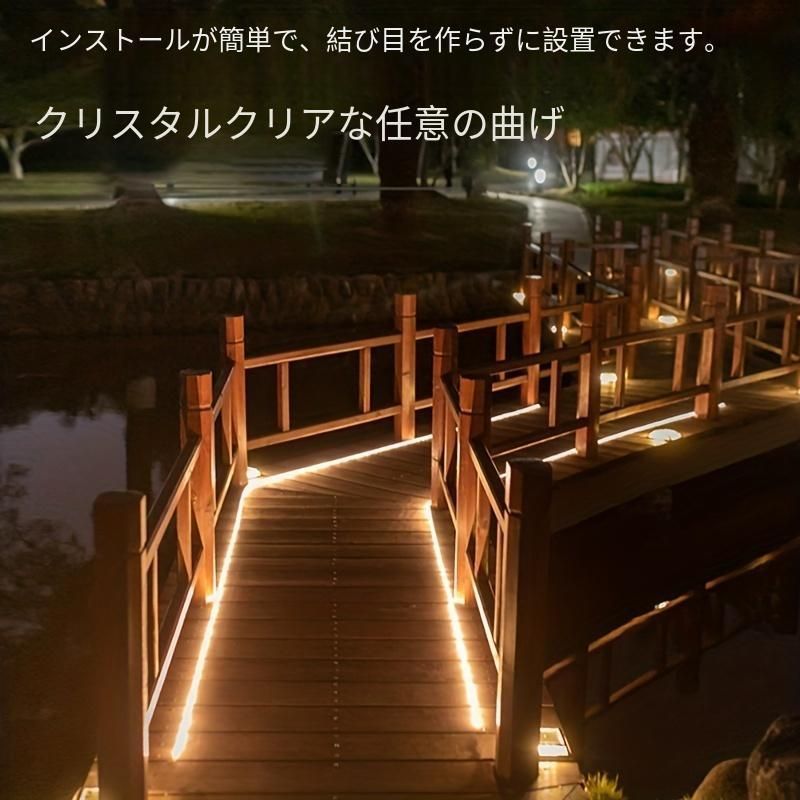 クリスマスイルミネーション ソーラー屋外 LED ストリップライト 8 モード クリスマスカラフルなフェアリーライト 屋外防水パティオガーデン装飾 ソーラーランプ マルチカラー LED イルミネーション クリスマス Lighting | ジュエリー屋外用