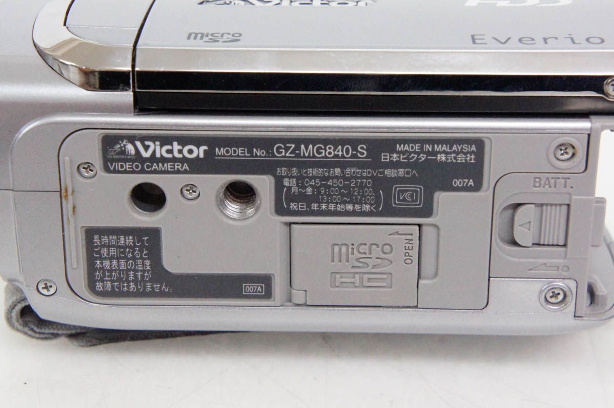 JVC Victorビクター エブリオEverio ビデオカメラ GZ-MG840 60GB
