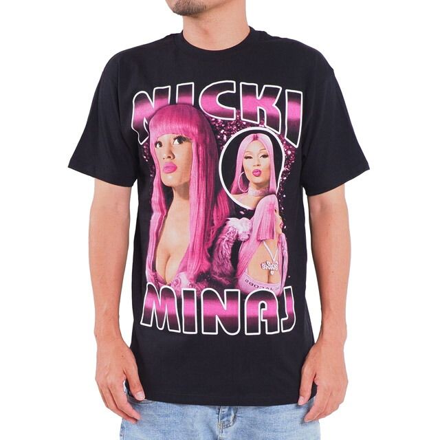 ニッキーミナージュ×69 fefe Tシャツ ピンク L ニッキーミナージュ×69 fefe Tシャツ ピンク Lの通販 by