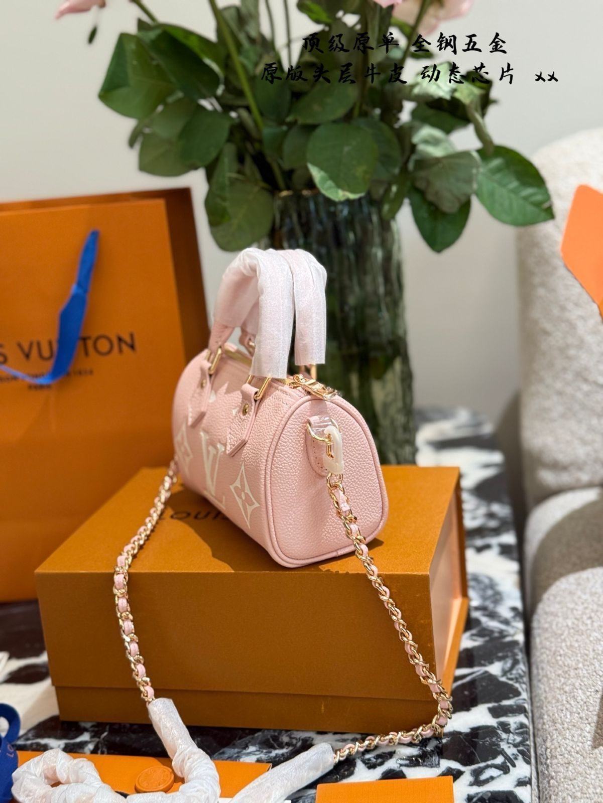【おしゃれで可愛い♪】LOUIS VUITTON ★ ナノ・スピーディ ルイヴィトン☆カワイイ♪ ナノスピーディ モノグラム☆関税込み