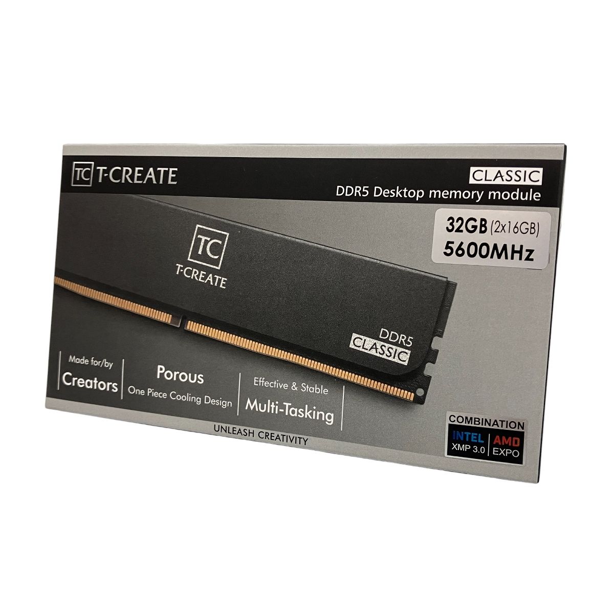 TEAMGROUP T-CREATE CLASSIC DDR5 Desktop memory 16GBx2 5600MHz PC5-44800 デスクトップメモリ PCパーツ C9892250