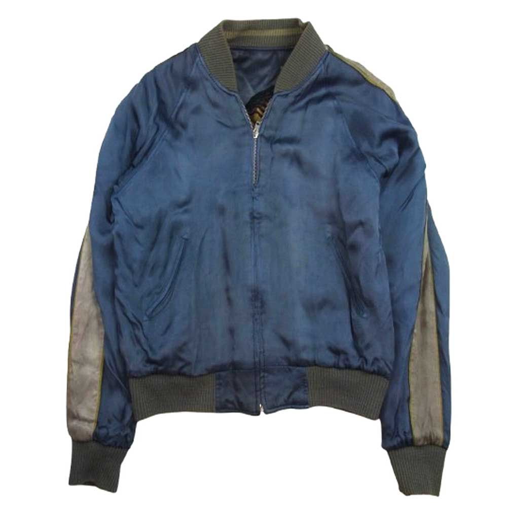 パールダイバー製リバーシブルスカジャン パールダイバー 90s サテン キルティング スカジャン
