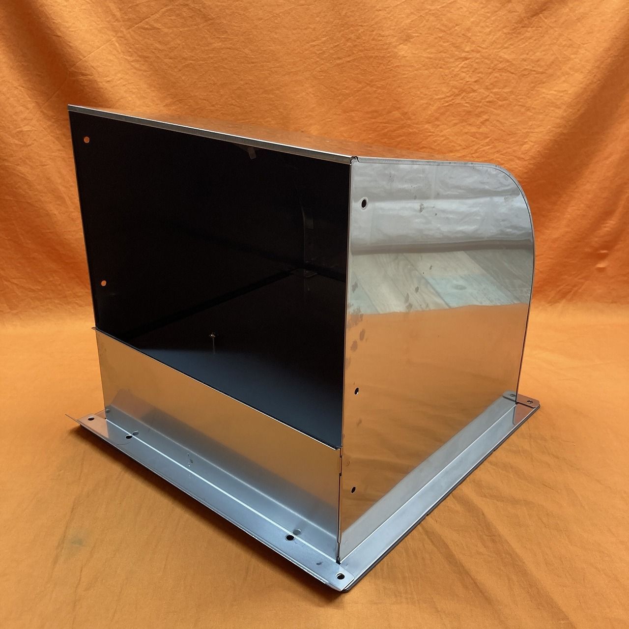 防火ダンパー付ウェザーカバー 三菱電機 P-25CVSD5 三菱換気扇用 ステンレス製 72℃溶断