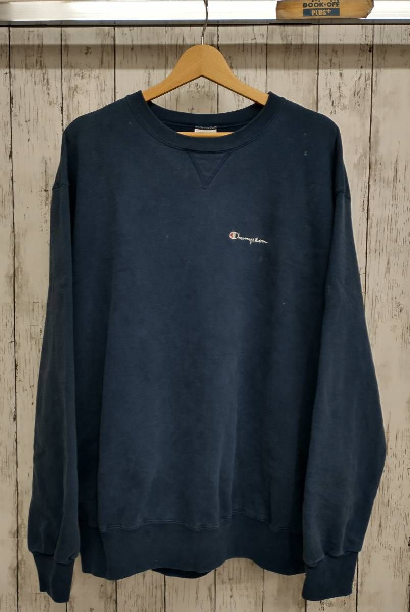 Champion チャンピオン Authentic Athletic Apparel 90-00s スウェット ネイビー