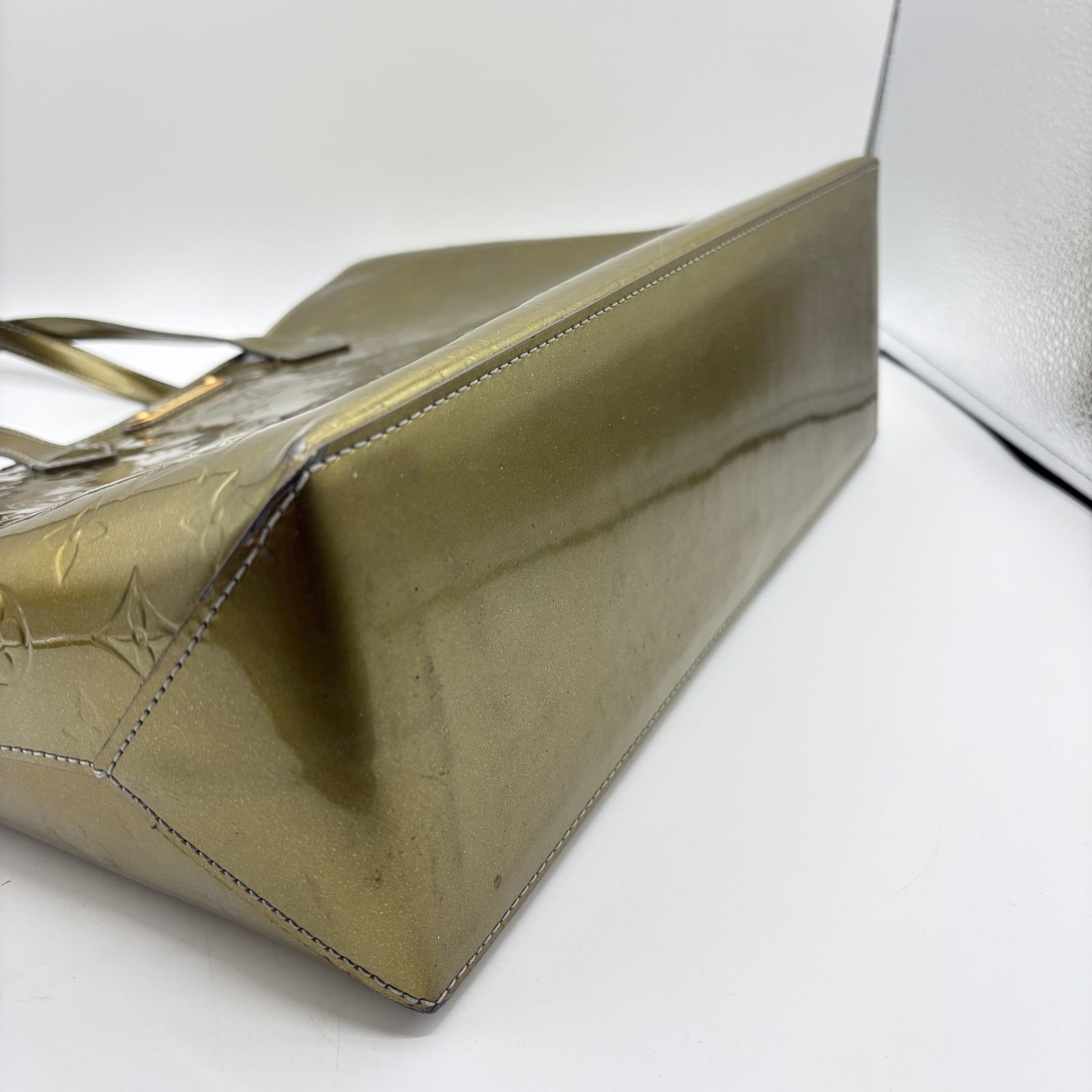 LOUIS VUITTON ヴェルニ ウィルシャーMM M91648 トートバッグ エナメル 