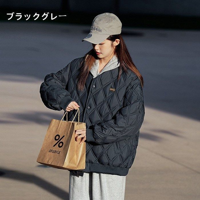 キルティングコート 中綿 レディース 秋冬 暖かい スタジアム